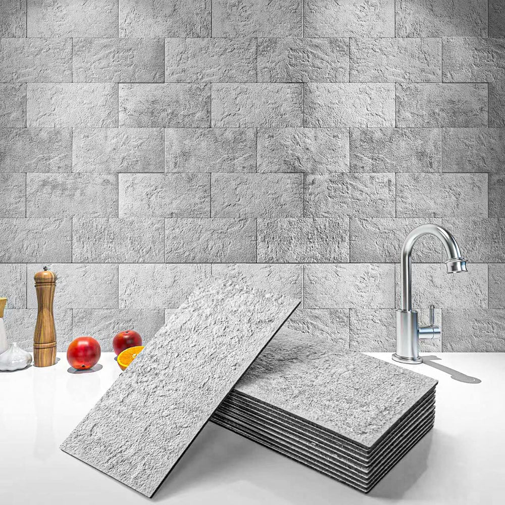 Art3d 102-Piece Backsplash Tile Peel and Stick