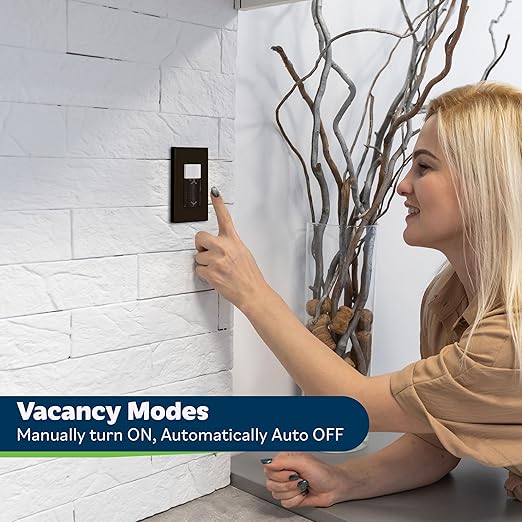 TOPGREENER Motion Sensor Light Switch Dimmer, Electronic Dimmer