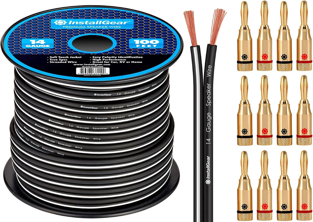 InstallGear 14 Gauge Speaker Wire