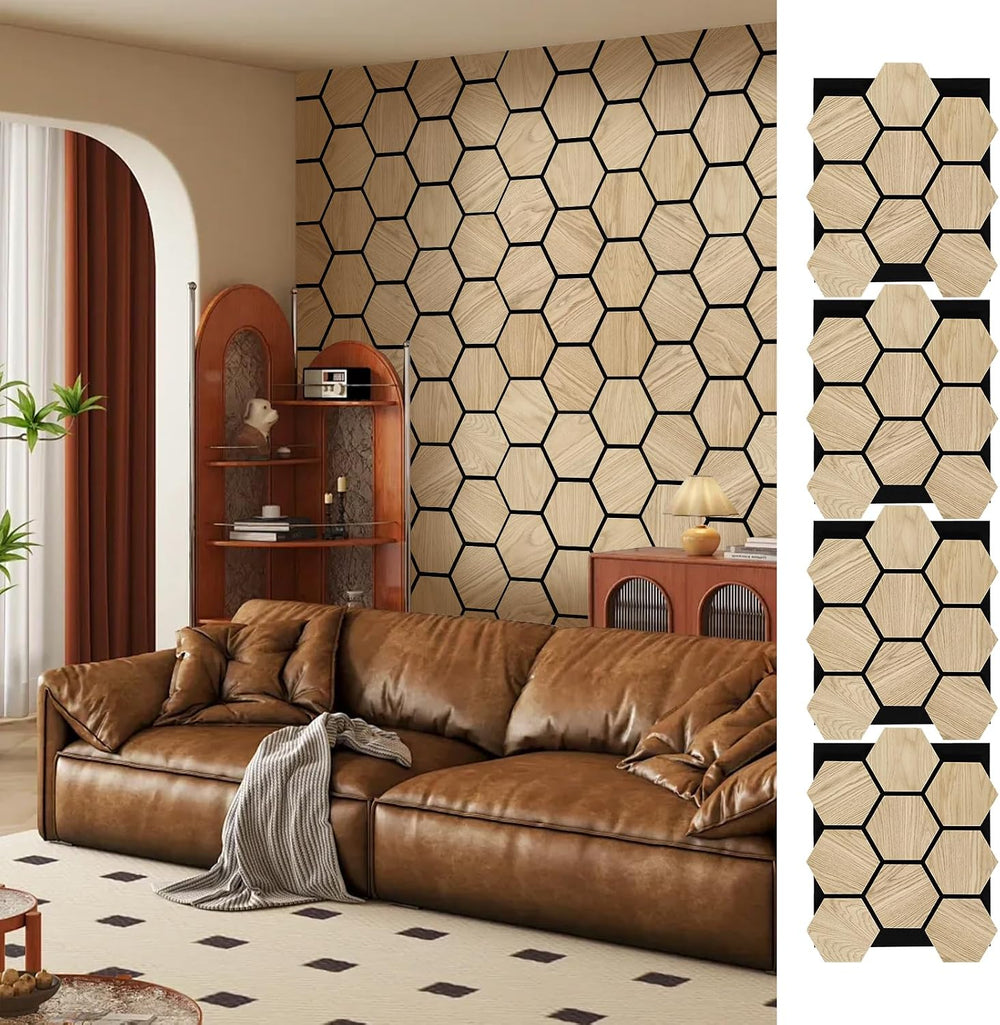 ARMURO Hexagon Wall Panels (4 PCS)
