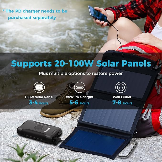 Renogy 72000mAh 266Wh 12v Power Bank