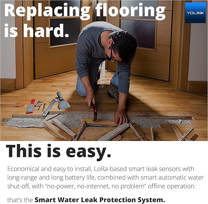 YoLink X3 Version Smart Water Leak Protection Kit: X3 Valve Controller