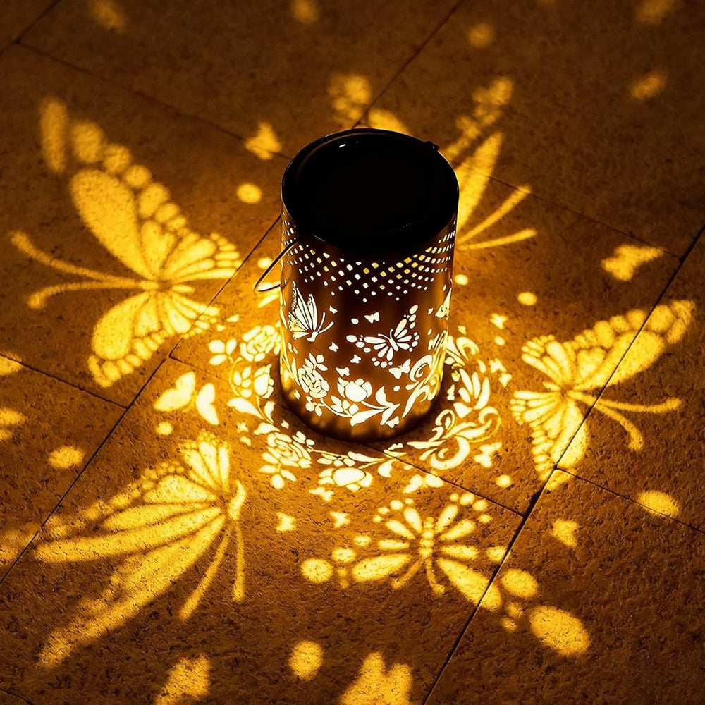 BSGlobal Butterfly Solar Lanterns Outdoor Waterproof Hanging Lights