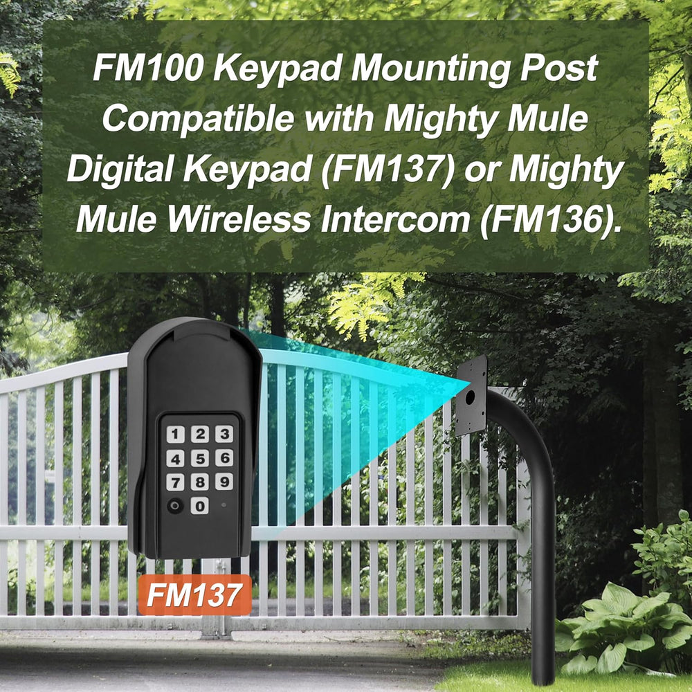FM100 Keypad Mounting Post Compatible with Mighty Mule Digital Keypad FM137