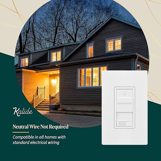 TOPGREENER Dimmer Light Switch for 200W Dimmable LED/CFL Lights, Single (10 P...