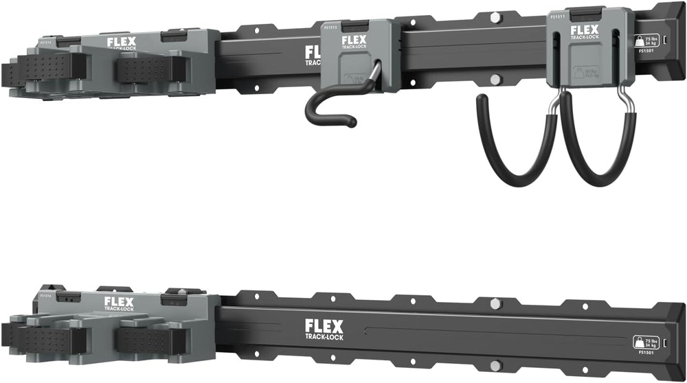 FLEX TRACK-LOCK 6-Pc. Landscaping Tool Wall Storage Set - FSM1503-6
