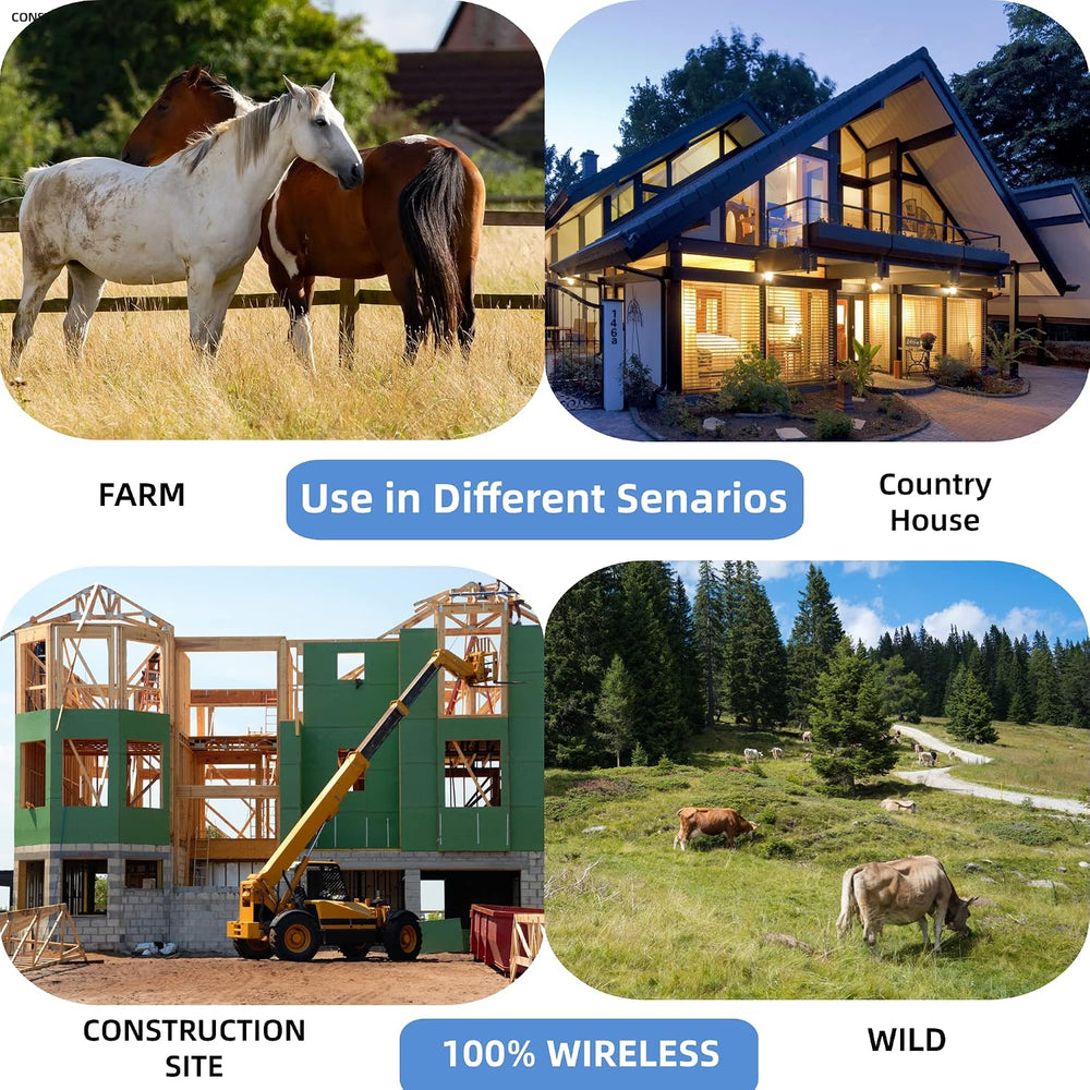 Xega 4G LTE Cellular Security Camera Built-in SIM Card No Wi-Fi Camera