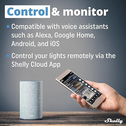 Shelly Plus Wall Dimmer UL | WiFi Smart Wall Dimmer Switch | Home Automation ...