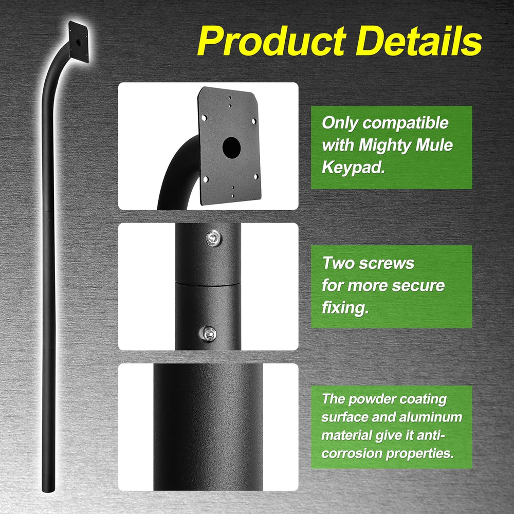 FM100 Keypad Mounting Post Compatible with Mighty Mule Digital Keypad FM137
