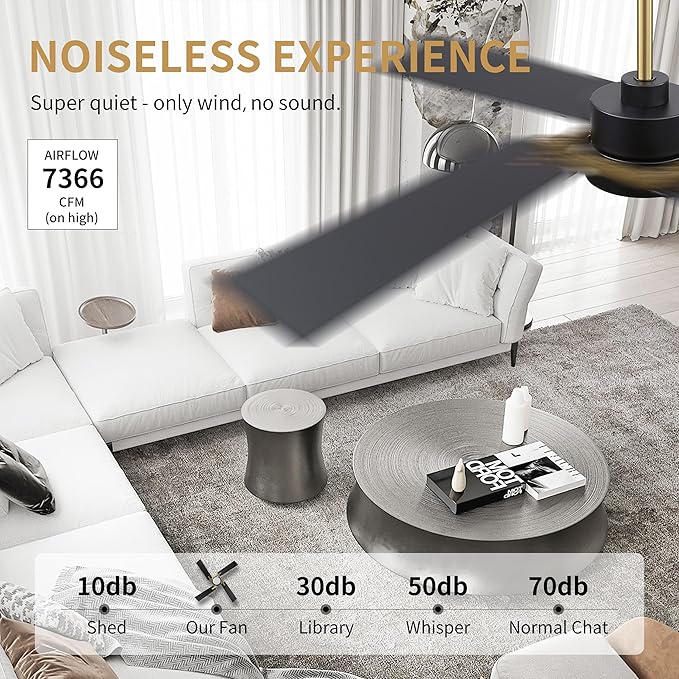 WINGBO 54 Inch Ceiling Fan